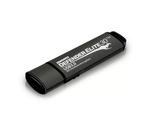 iStorage Kanguru Defender Elite30 USB 3.0 256GB| Secure Flash Drive | FIPS 197 Certified 256-bit AES hardware encryption (XTS Mode) | TAA Compliant|