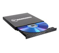 iStorage Kanguru QS Slim DVDRW DVD Burner|Supports Burning DVDs up to 24x & CDs up to 48x|Burn up to 8.5GB with Dual Layer DVDs|Dual Format DVD Burning |Buffer Under Run Protection |TAA Compliant|