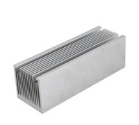 ISTOVO 1 Piece Radiator Dense 14 Tooth Heat Sink 50x50x150MM As Shown Aluminum for Power Amplifier Heater Computer Water Cooling System