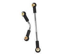 ISTOVO 1 Set RC Car Steering Pull Rod Upgrade Part Metal RC Steering Rod for B1 B14 B24 B24 C14 C24 1/16