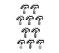 ISTOVO 10 Pack 1/4Inch Quick Release Plate Mounting D-Ring D Shaft QR Adapter Mount for DSLR Camera