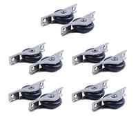 ISTOVO 10 Pcs Nylon Single Axle Sliding Door Roller Window Sash Pulley Wheel