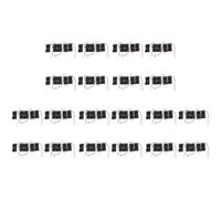 ISTOVO 100 Pcs 2 x 1.5V AA Battery Holder Case Box Black W Wire Leads