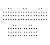ISTOVO 100 Pcs 6x6x5mm Momentary Tactile Tact Push Button Switch 2 Pin DIP Through Hole