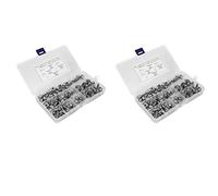 ISTOVO 100 Sets M6 Square Hole Hardware Cage Nuts&Mounting Screws Washers for Server Rack and Cabinet(M6 x 20mm)