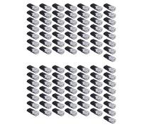 ISTOVO 100PCS Double-Wire Plug-in Connector with Locking Buckle,Pluggable Connectors 2Pin 2 Way Universal Compact Wire Terminal