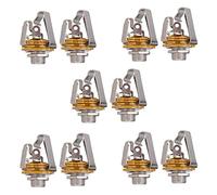 ISTOVO 10Pcs 1/4 Inch 6.35mm Stereo Input Jack Plug Socket for Electric Guitar, Guitar Pickup Output Jack, Guitar Parts