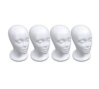 ISTOVO 10X Female Foam Mannequin Model Hat Wig Display Stand Rack White