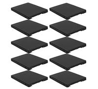 ISTOVO 10X Mini Pcie MSATA SSD to 2.5 Inch SATA3 Adapter Card with Case 7 mm Thickness Black