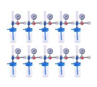 ISTOVO 10X Oxygen Meter .YX11A Buoy Type Oxygen Inhalator Meter Pressure Reducing Valve Pressure Regulator G5/8