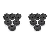 ISTOVO 12 PCS Plastic Cymbal Nuts, Cymbal Nut for Percussion Drum Kit,Percussion Replacement Parts