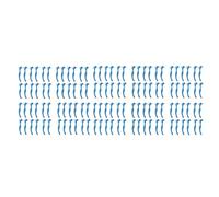 ISTOVO 120 Pack Denture Brush Hard Denture Cleaning Brush False Teeth Brush Toothbrush