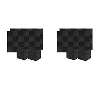 ISTOVO 120 Pcs Sound Insulation Board Sound Insulation Studio Foam,for Wall Sound Insulation Board,2.5X 30X 30cm