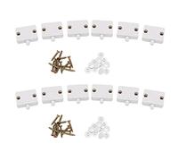 ISTOVO 12Pcs Door LED Switch for Closet Light,Normally Closed Cabinet Electrical Lamp Switches,for Closet Pantry Cabinet White
