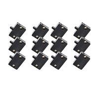 ISTOVO 12Pcs Door LED Switch for Closet Light,Normally Closed Cabinet Electrical Lamp Switches,for Closet Pantry Cabinet Black