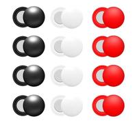 ISTOVO 12Pcs Running Bib Clips Marathon Number Buckle Race Bib Securing Running Gear Fixing Fastener Clip Number Holder A