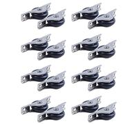 ISTOVO 16 Pcs Nylon Single Axle Sliding Door Roller Window Sash Pulley Wheel