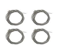 ISTOVO 16 Pcs Stainless Steel Strings Guitar Parts Accessories Guitar String Silver Plated Gauge