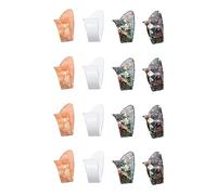 ISTOVO 16 Pieces Thumb Finger Guitar Pick Celluloid Mediator Thumbpick for Acoustic Electric Guitarra Thickness