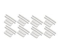 ISTOVO 16 Sets Of 32Pcs 6 String Acoustic Guitar Bone Bridge Saddle and Nut Made Of Real Bone