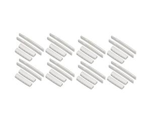 ISTOVO 16 Sets Of 32Pcs 6 String Acoustic Guitar Bone Bridge Saddle and Nut Made Of Real Bone
