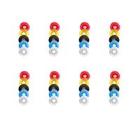 ISTOVO 1600Pcs Disposable Microphone Cover,Handheld Microphone Windscreen for KTV Recording Studio Karaoke(Mixed Colors)