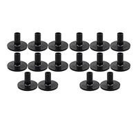 ISTOVO 16Pcs Cymbal Sleeves 8PCS 38X26mm Black Drum Cymbal Sleeves Replacement for Shelf Drum Kit