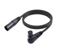 ISTOVO 1Pcs XLR Microphone Extension Cable Adapter, 90 Degree XLR Female to Straight XLR Male 3-Pin Mic Cable 1M