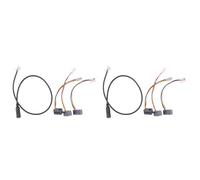 ISTOVO 2 set 4P4C RJ9 Cable,3.5mm Smartphone Headset to RJ9 Adapter Cable,Adapter Cable Converter for IP Phones Telephone