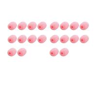 ISTOVO 20 Pack Lapel Headset Microphone Windscreen, Microphone Sponge Foam Cover Mini Size Lavalier Microphone Windscreen Pink