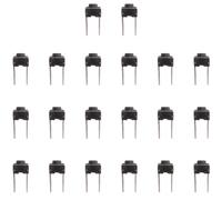ISTOVO 20 Pcs 6x6x5mm Momentary Tactile Tact Push Button Switch 2 Pin DIP Through Hole