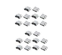 ISTOVO 20 Pcs Spare Parts Type B Micro-USB Female Jack Connector Port Socket