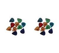 ISTOVO 20 Pcs Stylish Colorful Celluloid Guitar Pick 0.47mm