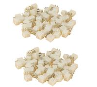 ISTOVO 200Pcs 4.2MM 6 Pin Header Male Pin for Graphics Card GPU PCI-E PCIe Power Connector Right Angle Through Hole Video Card