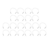 ISTOVO 20Pcs 3G HD SDI Cable BNC Cable 30cm 75 Ohm for Cameras Video Equipment Supports HD-SDI 3G-SDI 4K 8K Video Cable