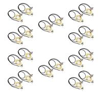 ISTOVO 20Pcs 50MM Guitar Pickup Piezo Transducer Prewired Amplifier with 6.35MM Output Jack for Acoustic Guitar