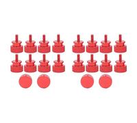 ISTOVO 20Pcs/Lot UNC6-32 M3.5 Hand Screw for GPU Holder PSU Computer Case Side Panel Screws PC Assemble WaterCooling Red