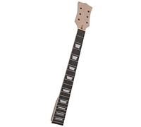 ISTOVO 22 Fret Lp Guitar Neck Mahogany Rosewood Fingerboard Sector and Binding Inlay for Lp Electric Guitar Neck Replacement