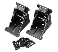 ISTOVO 2Pack Folding Brackets Lock Extension Support Bracket with Screws for Table Bed Leg Feet