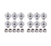 ISTOVO 2pcs 1/4 Inch 3/8 Inch Converter Threaded Screw Adapter Mount Set Camera/Tripod/Monopod/Ballhead/Light Stand