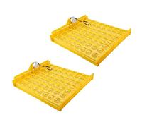 ISTOVO 2X 110V Automatic Egg Turner 56 Eggs Incubators Tray Quail Chicken Goose