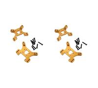 ISTOVO 2X 144001 Part Front and Rear Shock Tower Board Set Replacement Accessories Parts for 144001 1/14 4WD RC Car,Yellow