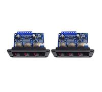 ISTOVO 2X 2.1 Channel Digital Power Amplifier Board 2X25W+50W Bluetooth 5.0 Subwoofer Class D Audio Amplifier Board DC 12-20V