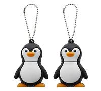 ISTOVO 2X 32GB Novelty Cute Baby Penguin USB 2.0 Flash Drive Data Memory Stick Device - Black and White