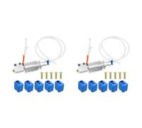 ISTOVO 2X 3D Printer Extruder Kit Fit with Silicone Sock and 0.4mm Nozzle 3D Printer Hotend Print Head