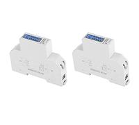 ISTOVO 2X 5-100A 220V Meter Single Phase RS485 MODBUS Protocol LCD Backlit Display Din Rail Watt Meter Meter