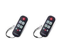 ISTOVO 2X A-TV10 TV Remote for Seniors Universal Controller Simple Waterproof Remote Control with LED Light for All TV Models