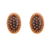 ISTOVO 2X Body Anti Cellulite Brush Soothing Wooden Essential Oil Spa-Air Cushion Meridian Massage Brush