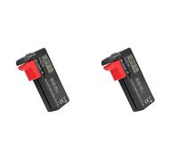 ISTOVO 2X BT-168 PRO Battery Capacity Tester Digital Battery Checker Plastic Portable Cell Tester for AA 1.5V 9V