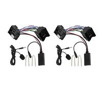 ISTOVO 2X Car Bluetooth 5.0 Aux Cable Microphone Handsfree Mobile Phone Free Calling Adapter for C2 C5 RD4